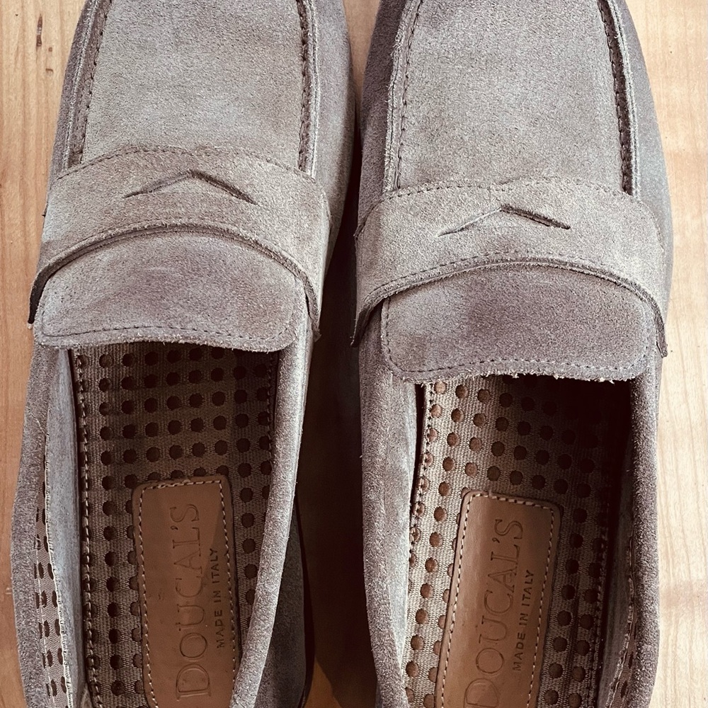 Doucal's Men's Suede Loafers - Light Brown